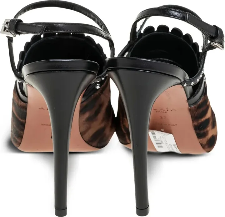 110mm Leopard-Print Pumps - Image 3