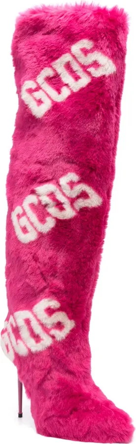 110mm Logo-Print Knee-Length Boots - Image 2