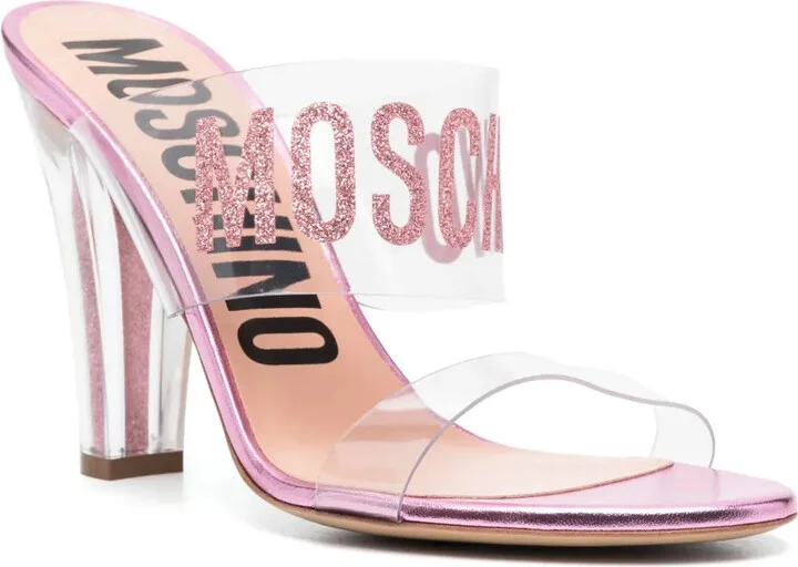 110mm Logo-Print Mules - Image 2