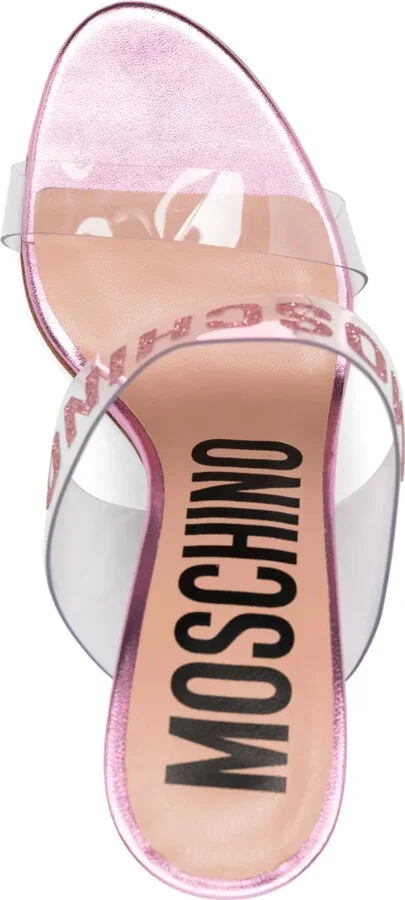 110mm Logo-Print Mules - Image 4