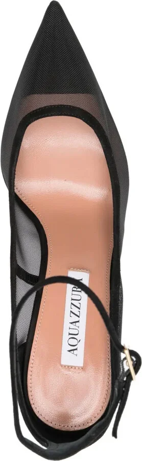 110mm Love Affair ankle-strap mesh pumps - Image 4