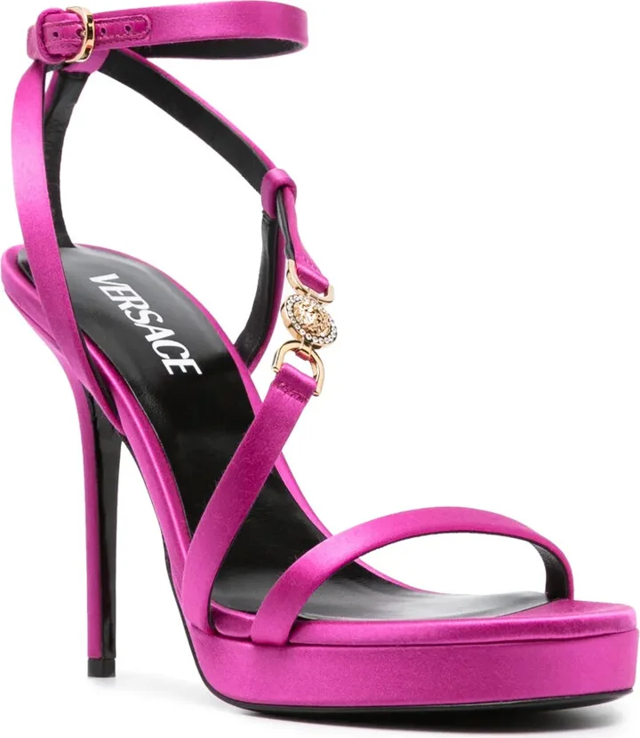 110mm Medusa satin sandals - Image 2