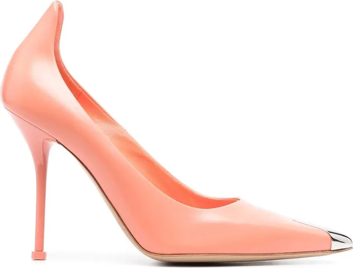 110mm Metal-Toecap Pumps
