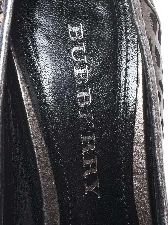 110mm Nova Check heeled pumps - Image 5