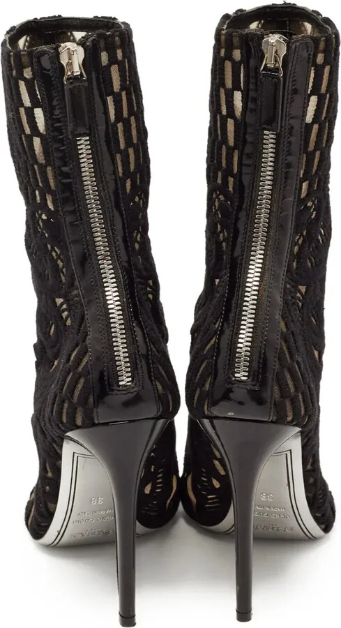 110mm Panelled Mesh Boots - Image 2