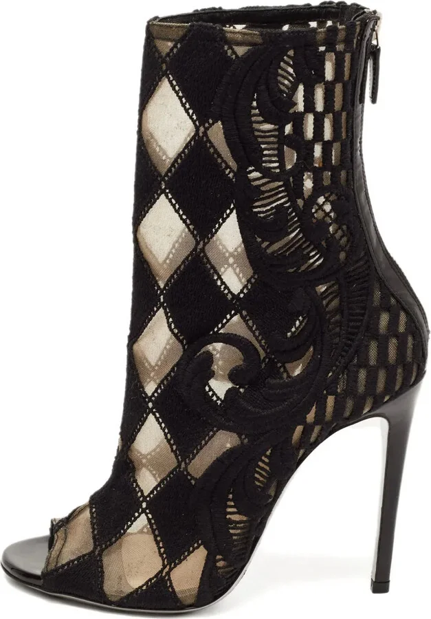 110mm Panelled Mesh Boots