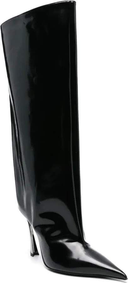 110mm Patent Leather Boots - Image 2