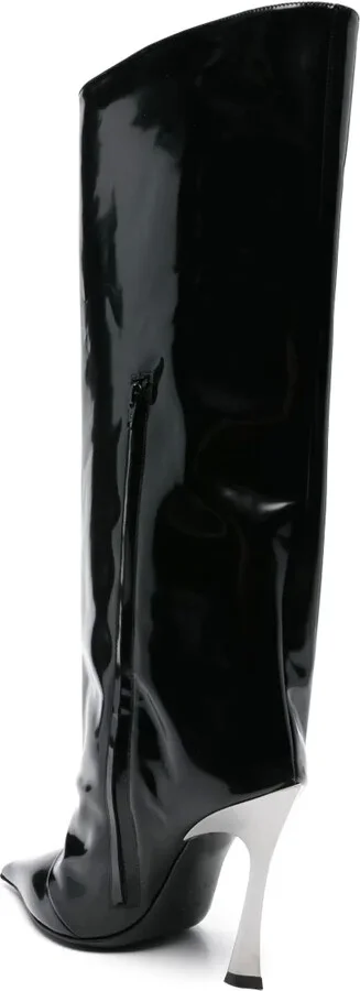 110mm Patent Leather Boots - Image 3