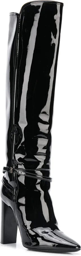 110mm Patent-Leather Boots - Image 2