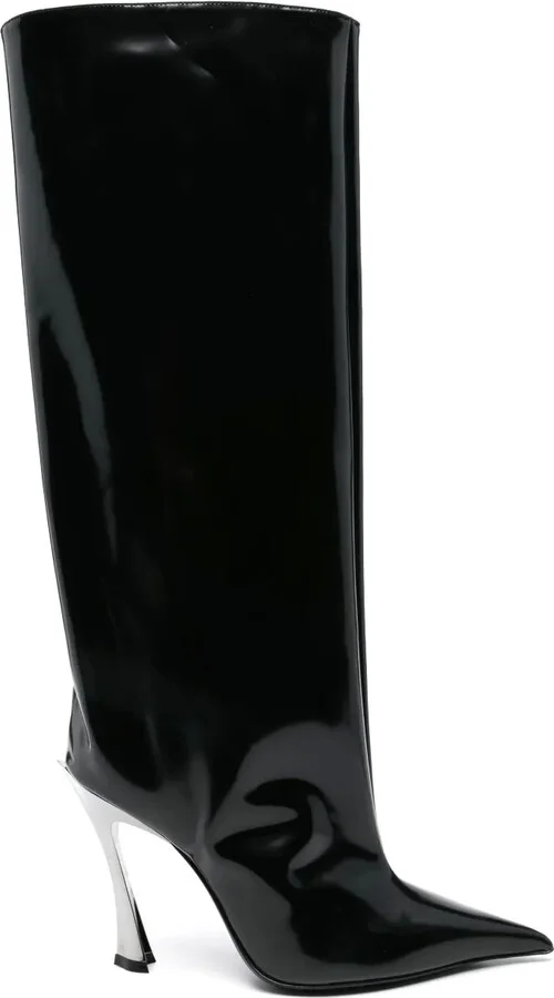 110mm Patent Leather Boots