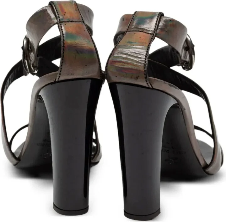 110mm Patent-Leather Buckled Sandals - Image 3