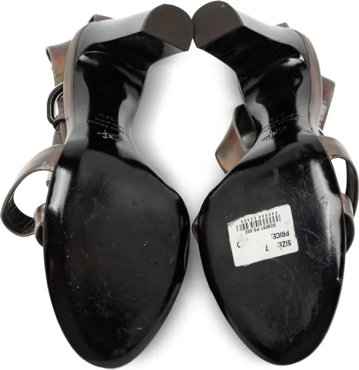 110mm Patent-Leather Buckled Sandals - Image 4