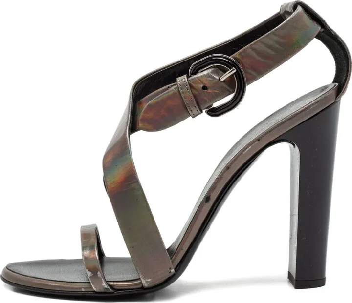110mm Patent-Leather Buckled Sandals
