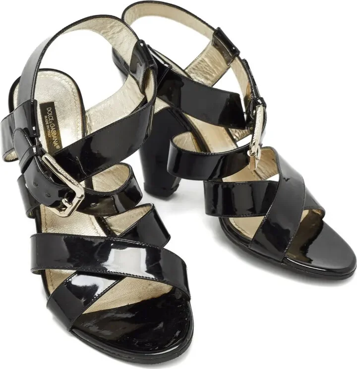 110mm Patent Leather Sandals - Image 3