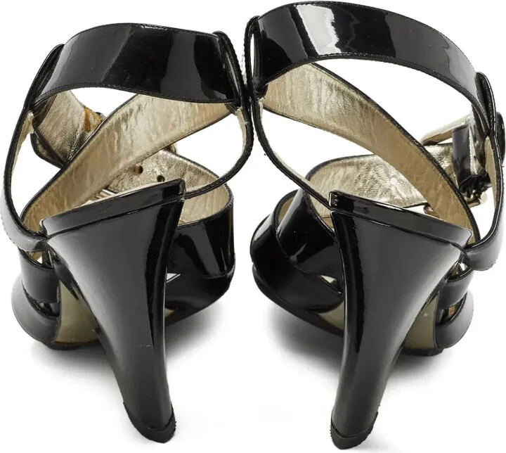110mm Patent Leather Sandals - Image 4