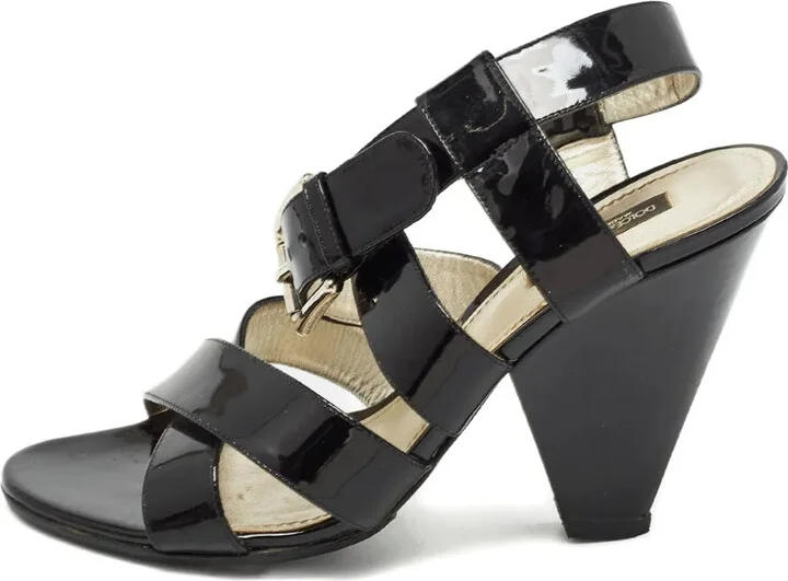 110mm Patent Leather Sandals