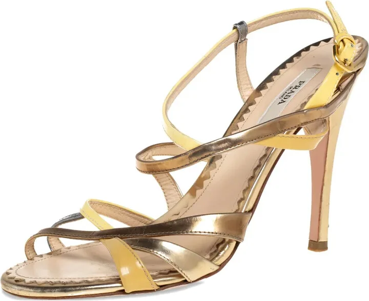 110mm Patent-Leather Straps Sandals - Image 2
