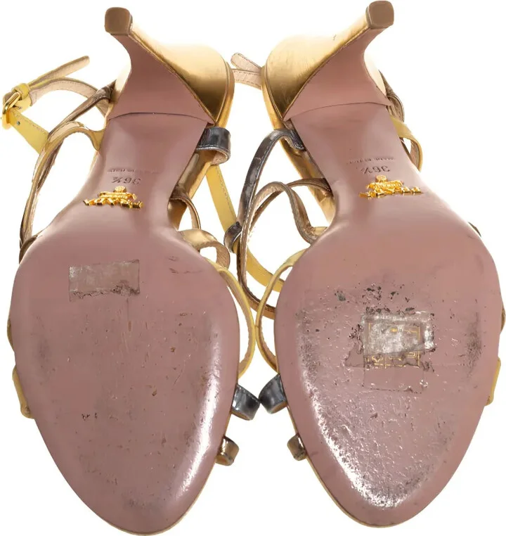 110mm Patent-Leather Straps Sandals - Image 4