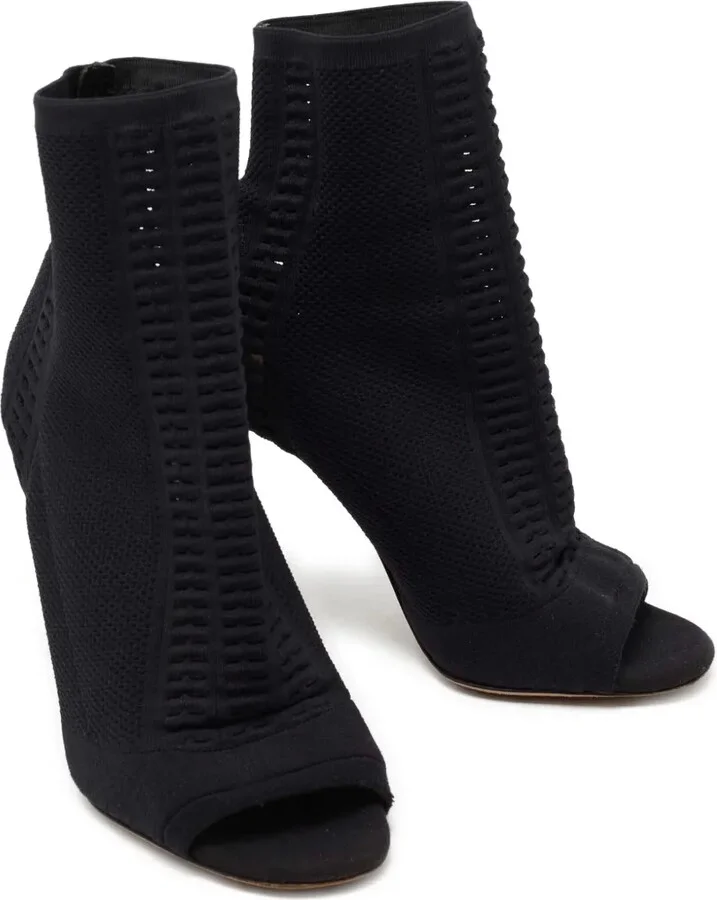 110mm Peep-Toe Ankle Boots - Image 2