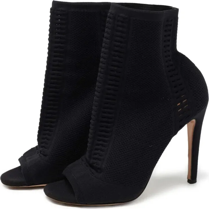 110mm Peep-Toe Ankle Boots - Image 4