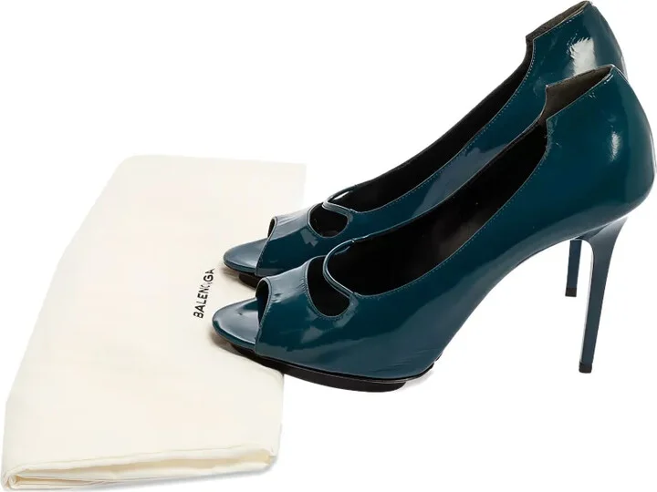 110mm Peep-Toe Heeled Pumps - Image 4