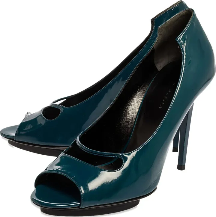 110mm Peep-Toe Heeled Pumps - Image 5