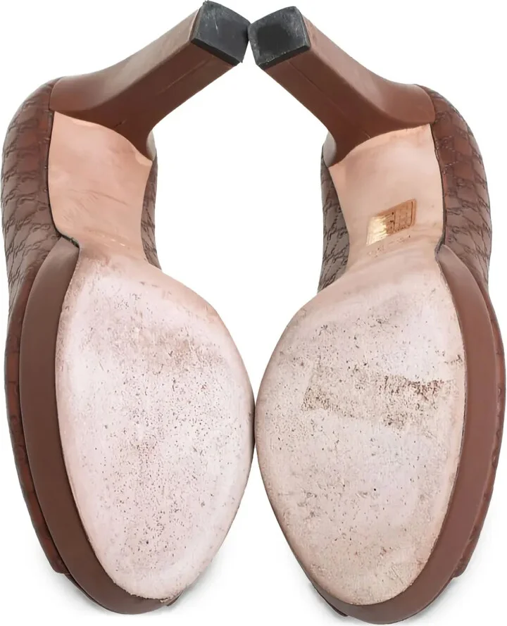 110mm Peep-Toe Platform Pumps - Image 4
