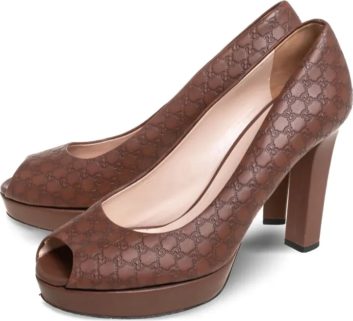 110mm Peep-Toe Platform Pumps - Image 5