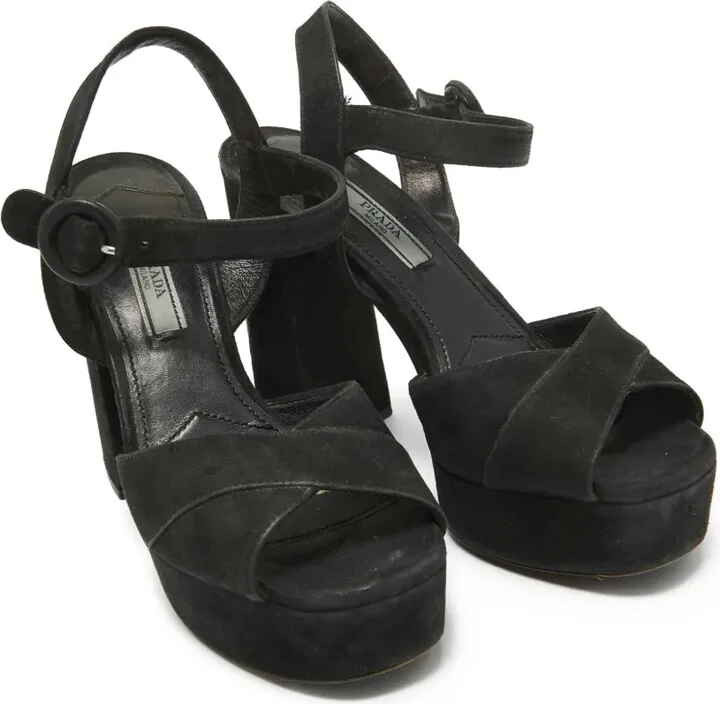 110mm Platform Block-Heel Sandals - Image 2