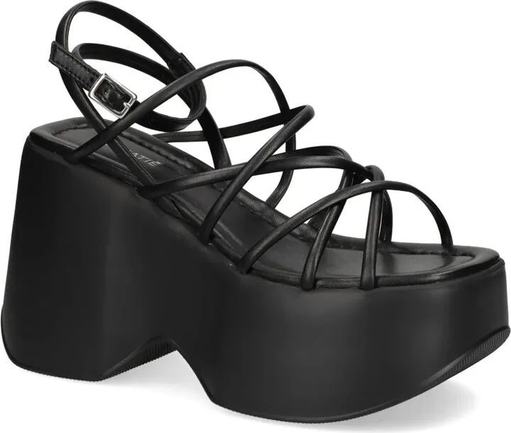 110mm Platform Leather Sandals - Image 2