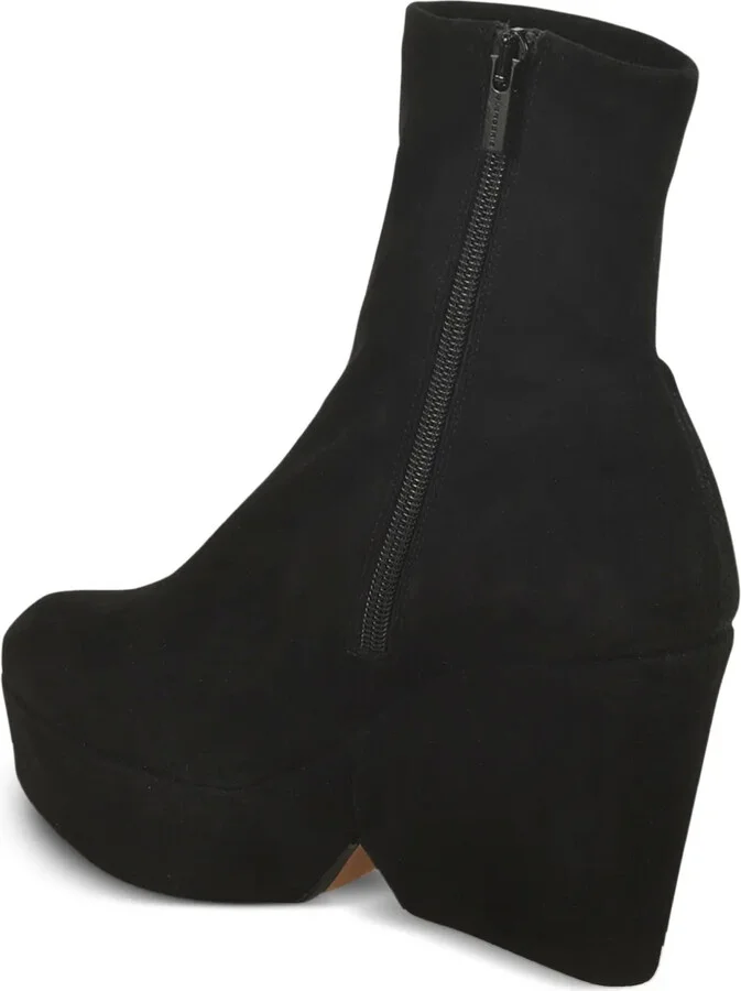 110mm Platform Suede Boots - Image 3