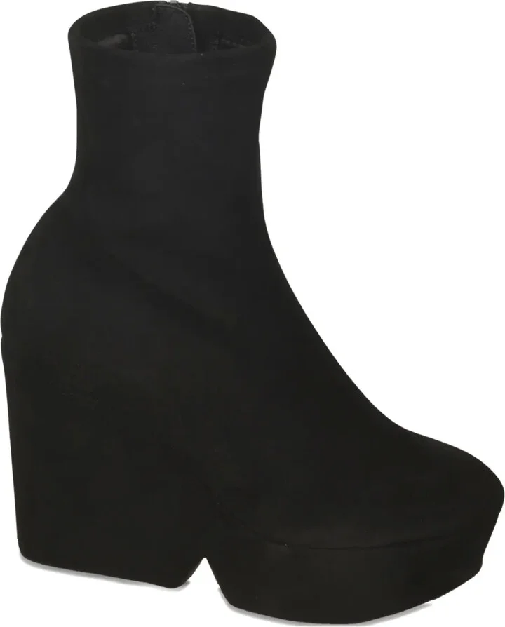 110mm Platform Suede Boots