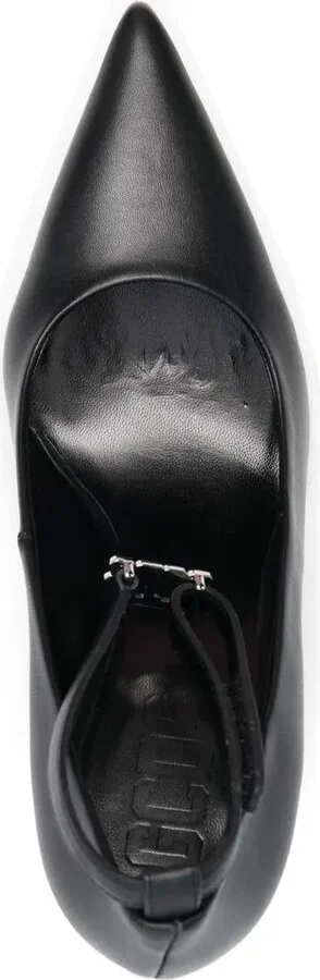 110mm Pointed Leather Pumps - Image 4