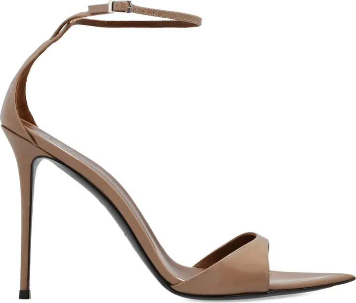 110mm Pointed-Toe Ankle-Strap Sandals