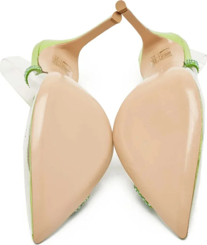 110mm Pointed-Toe Heeled Pumps - Image 5