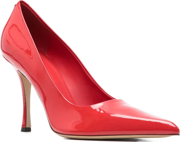 110mm Pointed-Toe Leather Pumps - Image 2