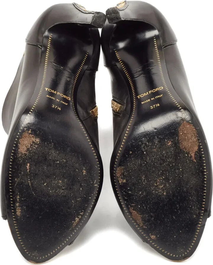 110mm Pre-Owned Studs-Embellishment Boot - Image 5