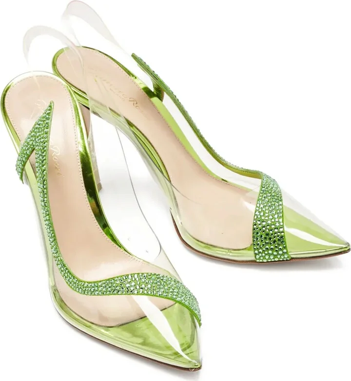 110mm Rhinestone-Embellished Pumps - Image 2