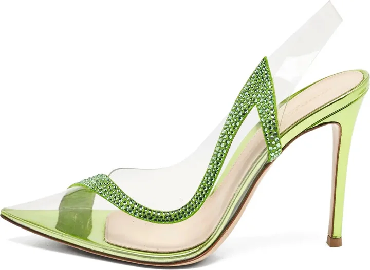 110mm Rhinestone-Embellished Pumps