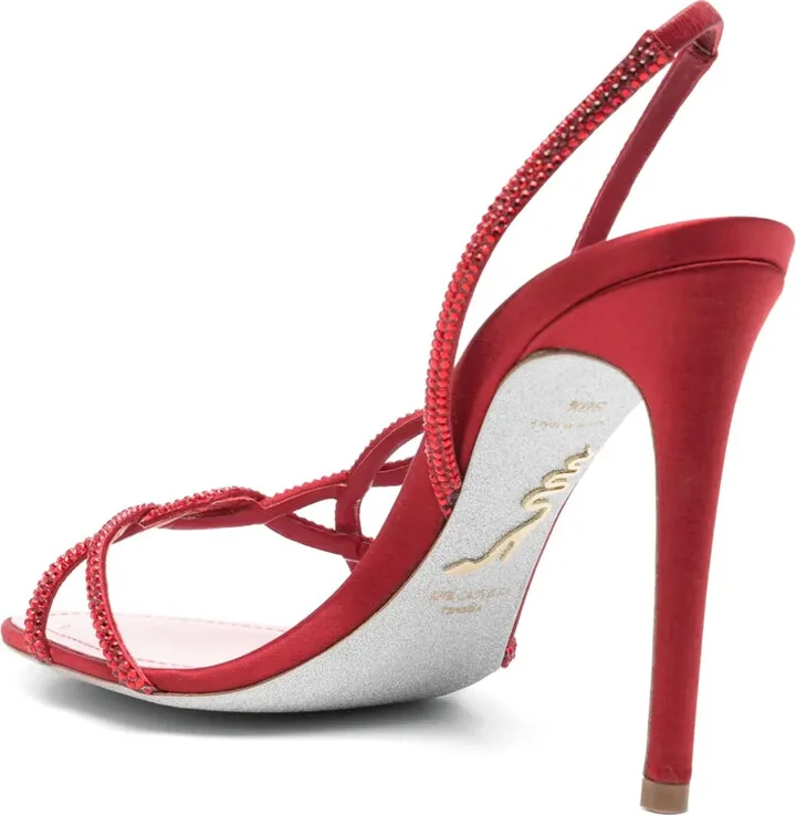 110mm Rhinestone-Embellished Sandals - Image 3