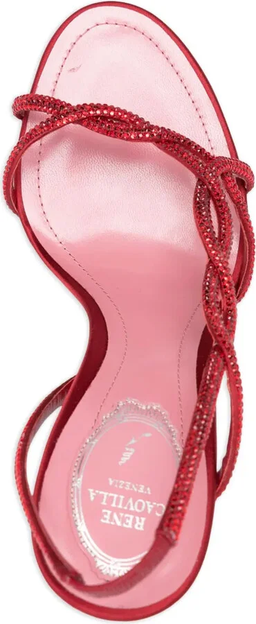 110mm Rhinestone-Embellished Sandals - Image 4