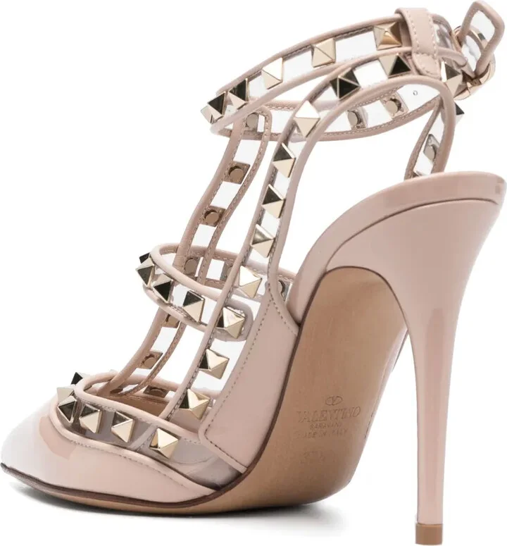 110mm Rockstud pointed pumps - Image 3