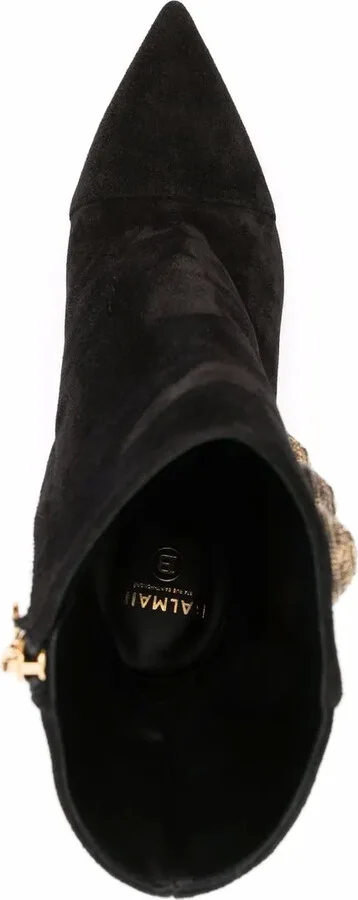 110mm Roni button-detail suede boots - Image 4