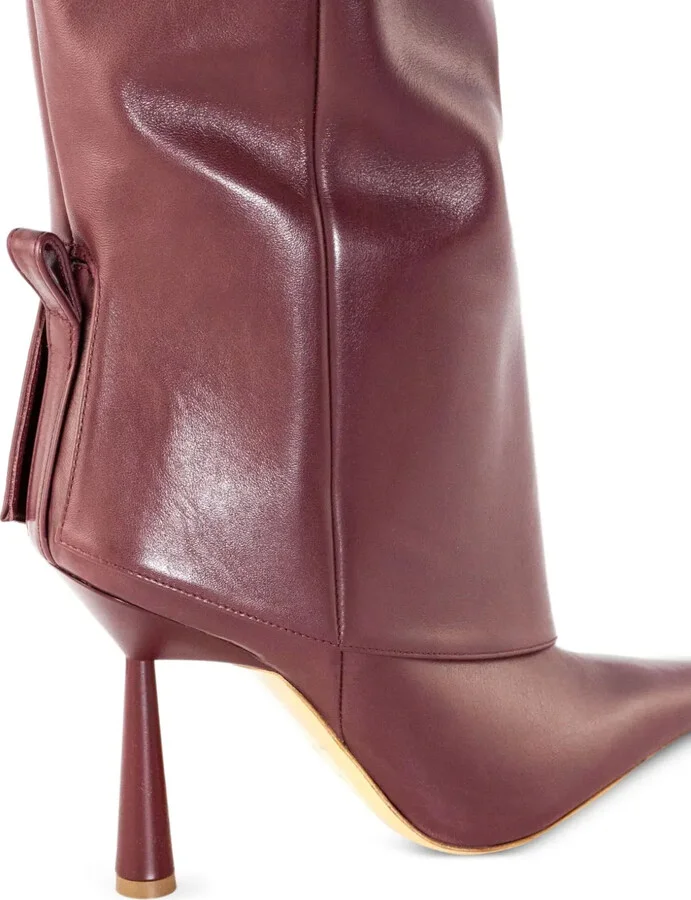 110mm Ros31 leather knee-high boots - Image 4