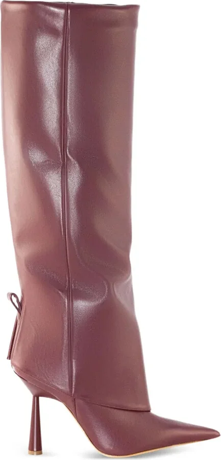 110mm Ros31 leather knee-high boots