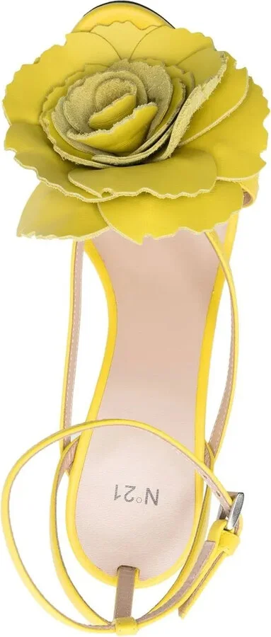 110mm Rose-Embellished Sandals - Image 4