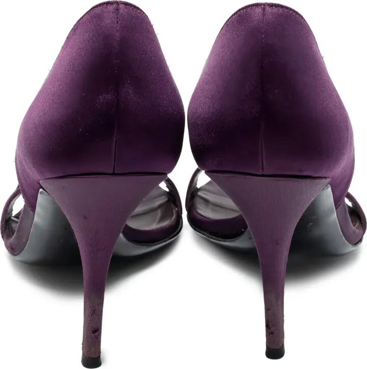 110mm Satin Crystal Sandals - Image 3