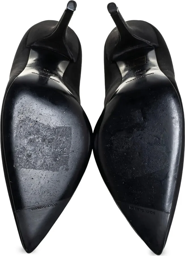 110mm satin Jewel pumps - Image 5