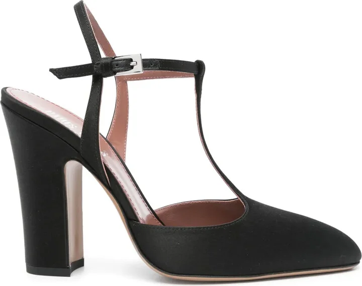 110mm Satin Pumps