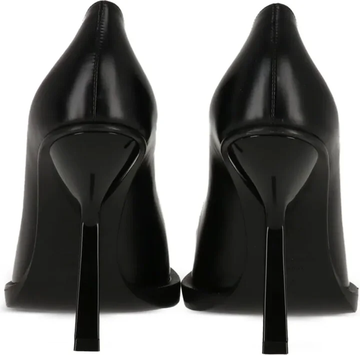 110mm Sculpted-Heel Pointed-Toe Pumps - Image 3